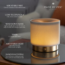 Made by zen , Mira usb aroma diffuser with ambient light.