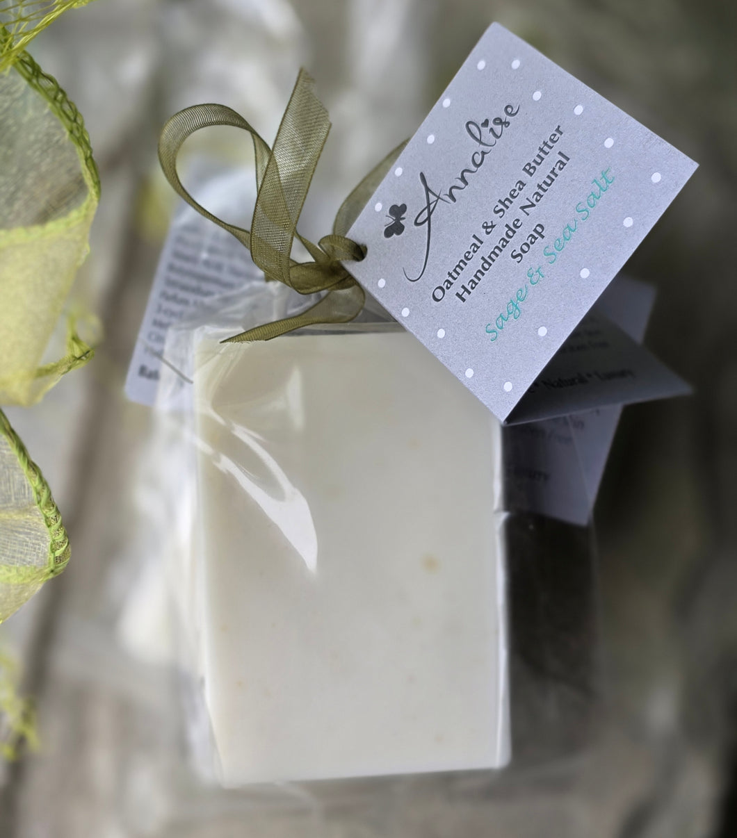 Bar Shaped Shea & Oatmeal Soap