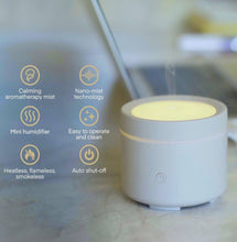 Made by Zen Liv stone aroma diffuser with ambient light .