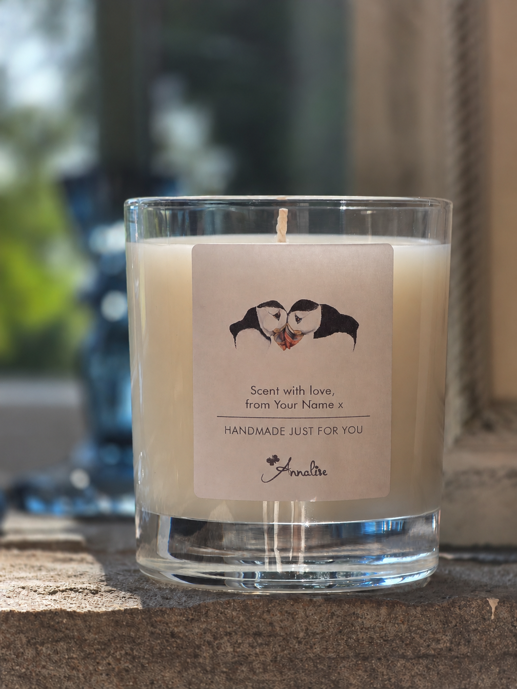 Personalised Scent with Love Candle 30cl