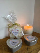 Thank you teacher heart tin candle