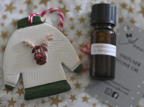 Christmas Jumper Diffuser Stone