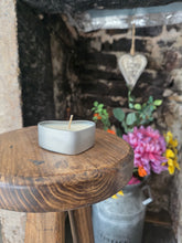Thank you nursery teacher heart candle